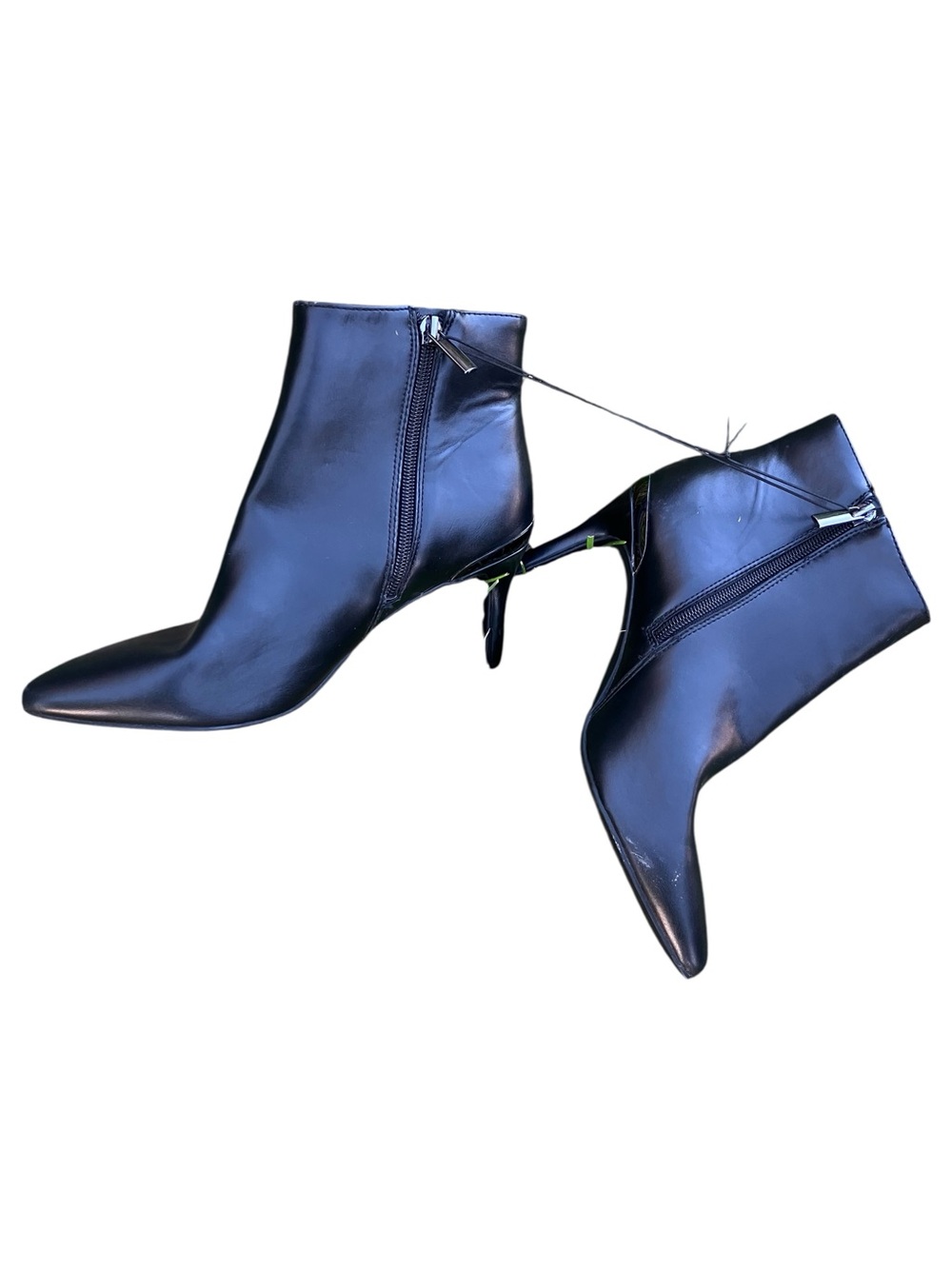 Bandolino Black Pointed‎ Toe Ankle Booties Kitten Heel Women 7